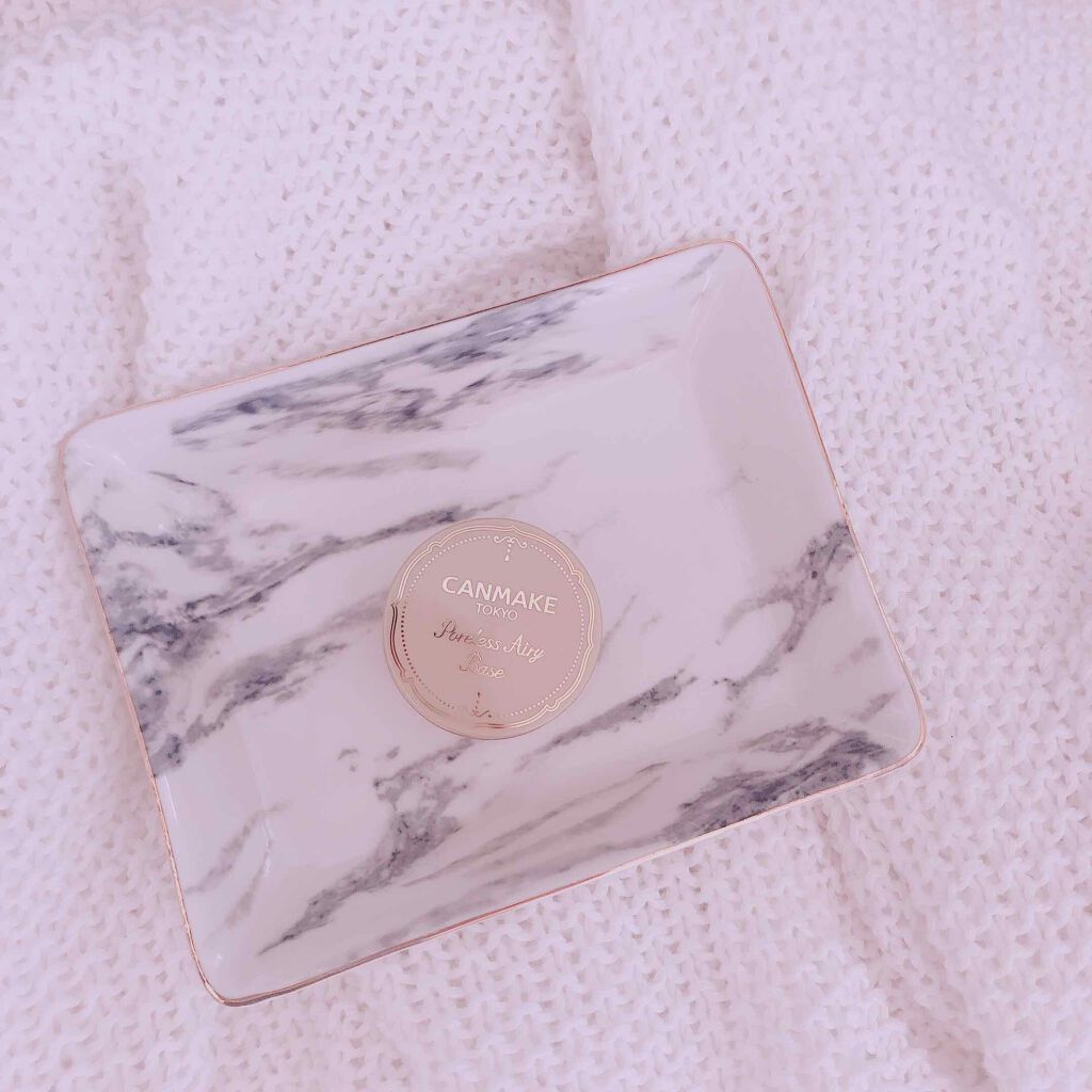 ポアレスエアリーベース/キャンメイク/化粧下地を使ったクチコミ（1枚目）