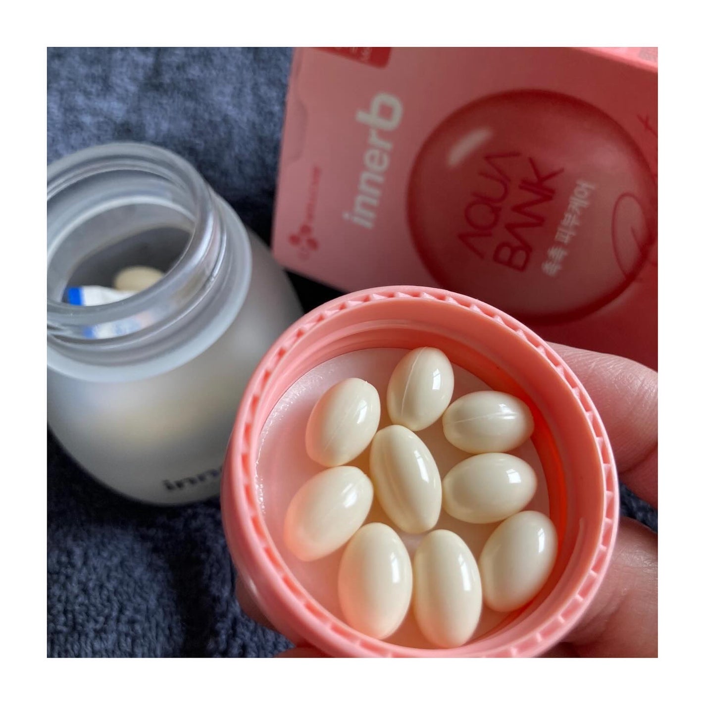 innerB アクアバンク (300mg * 56カプセル)/CJ Wellcare/美容サプリメントを使ったクチコミ(4枚目)