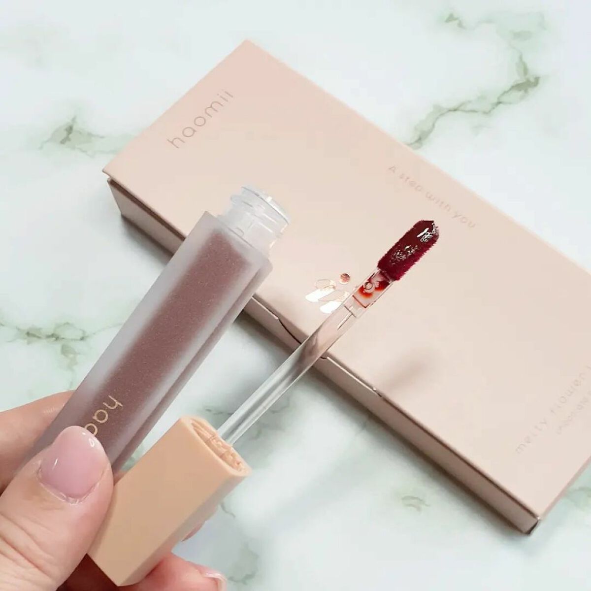 Melty flower lip tint/haomii/口紅を使ったクチコミ(2枚目)