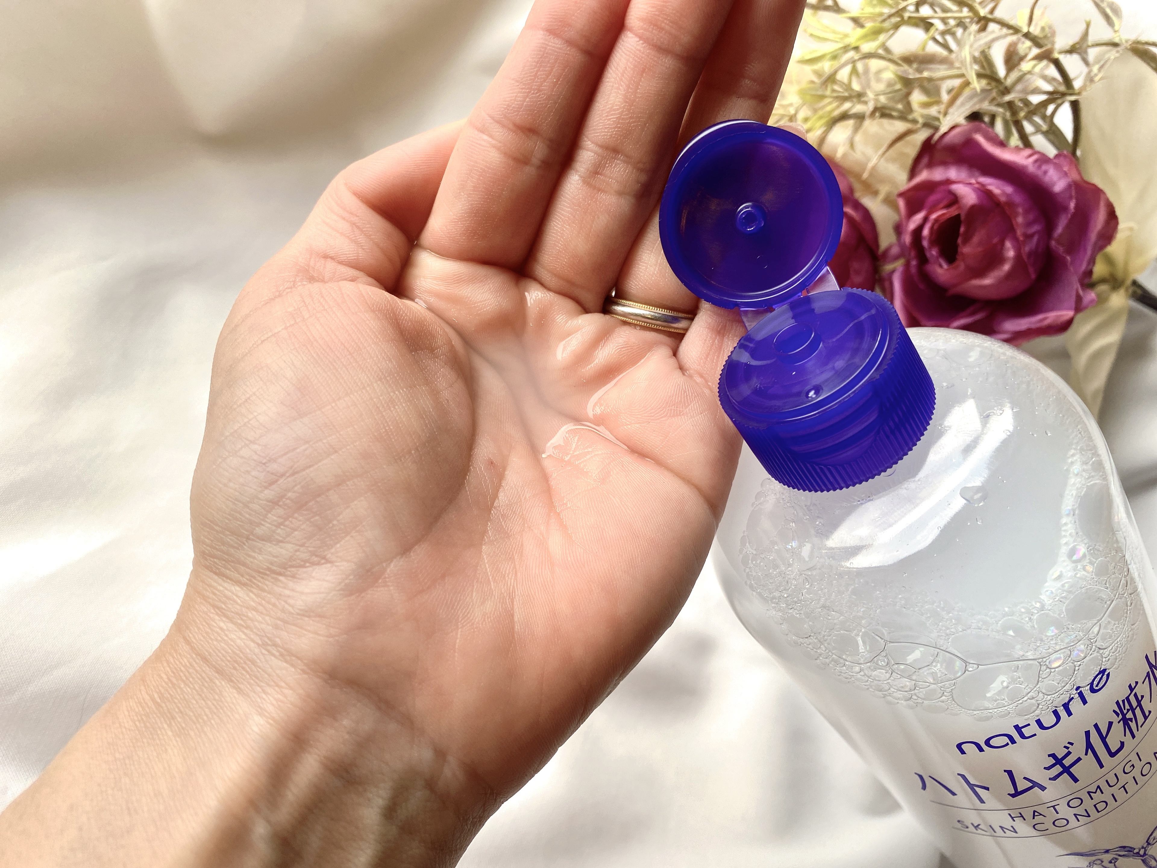 ハトムギ化粧水(ナチュリエ スキンコンディショナー R )/ナチュリエ/化粧水を使ったクチコミ（2枚目）