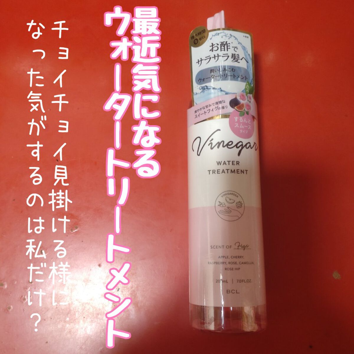 ウォータートリートメント/ビネガーデン/洗い流すヘアトリートメントを使ったクチコミ（1枚目）