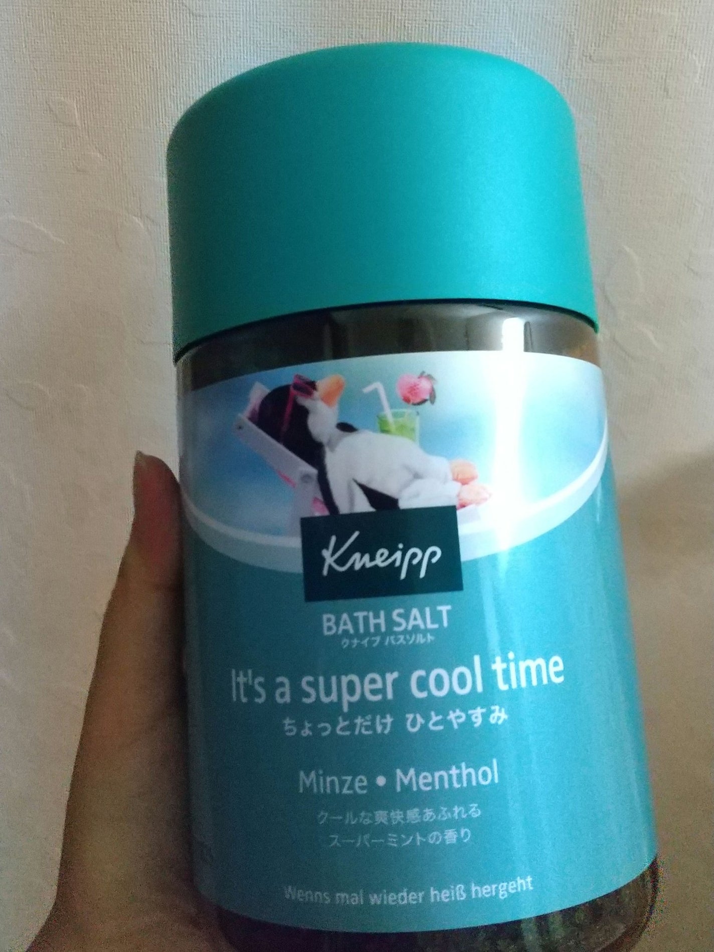 クナイプ バスソルト スーパーミントの香り/クナイプ/無機塩系入浴剤を使ったクチコミ(1枚目)