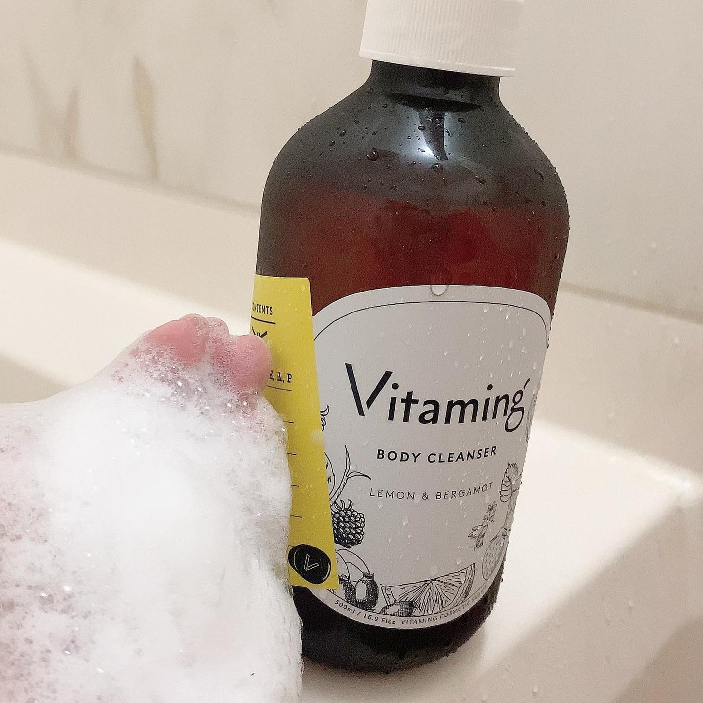 リフレッシングボディソープ(レモン&ベルガモットの香り)/Vitaming/ボディソープを使ったクチコミ(2枚目)