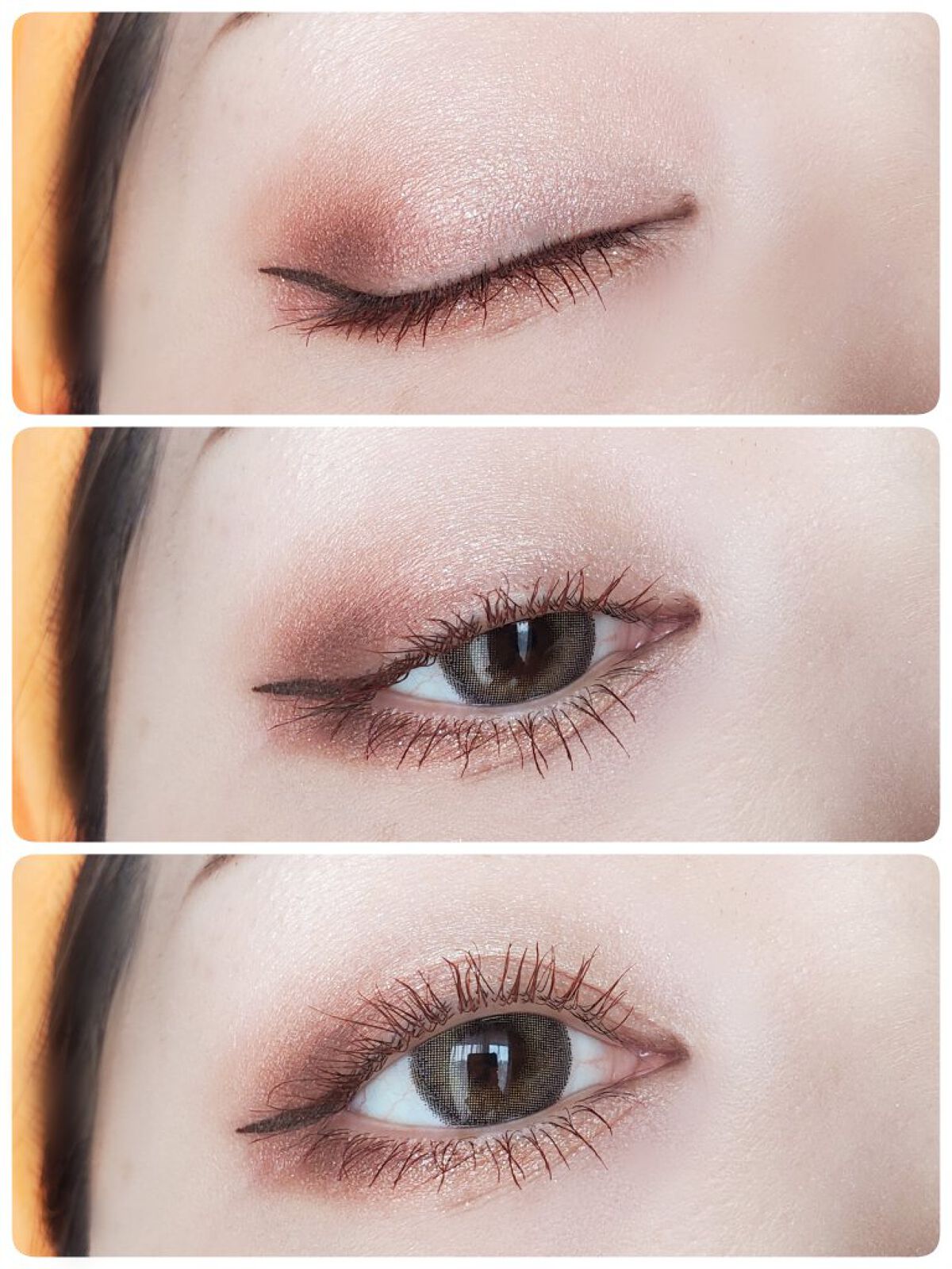 シルエットマンスリー 04 オリーブブラウン/LensVery/１ヶ月（１MONTH）カラコンを使ったクチコミ（1枚目）