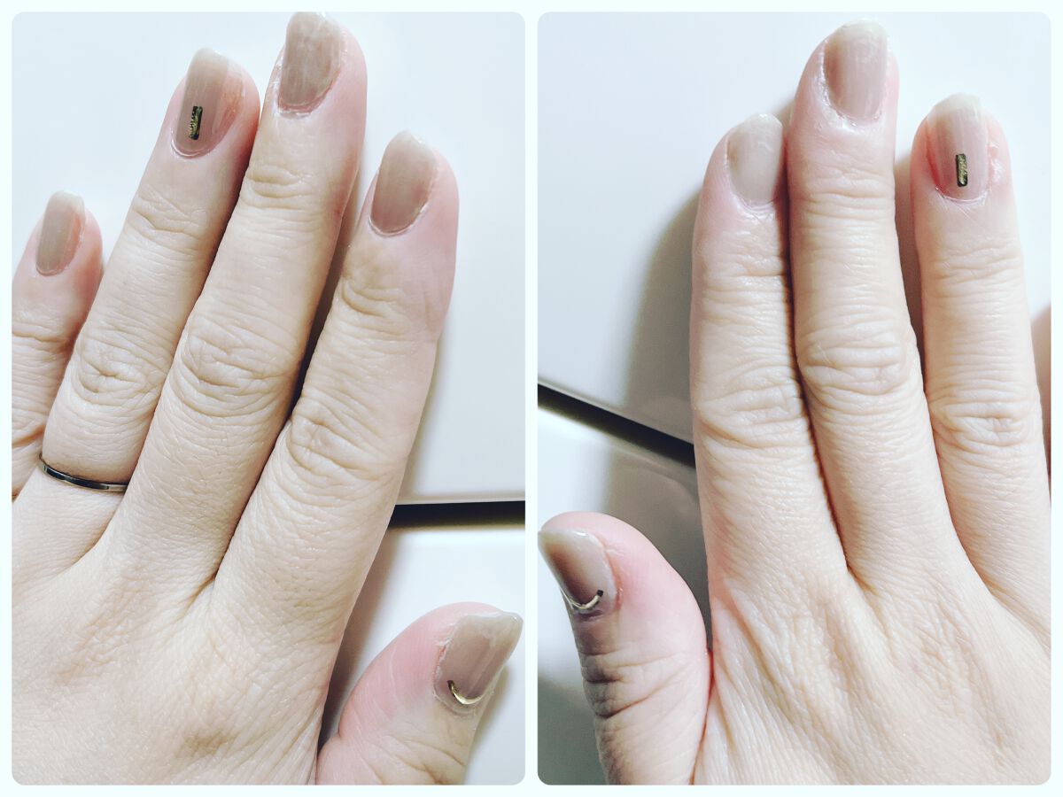 ジェルネイルシール/DAISO/ネイルシールを使ったクチコミ(1枚目)