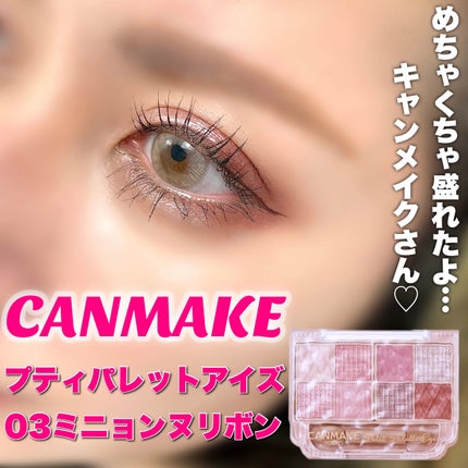 プティパレットアイズ/キャンメイク/パウダーアイシャドウを使ったクチコミ(1枚目)