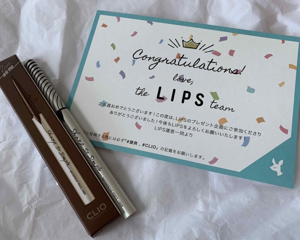 シャープ ソ シンプル ウォータープルーフ ペンシル ライナー/CLIO/ペンシルアイライナーを使ったクチコミ(1枚目)