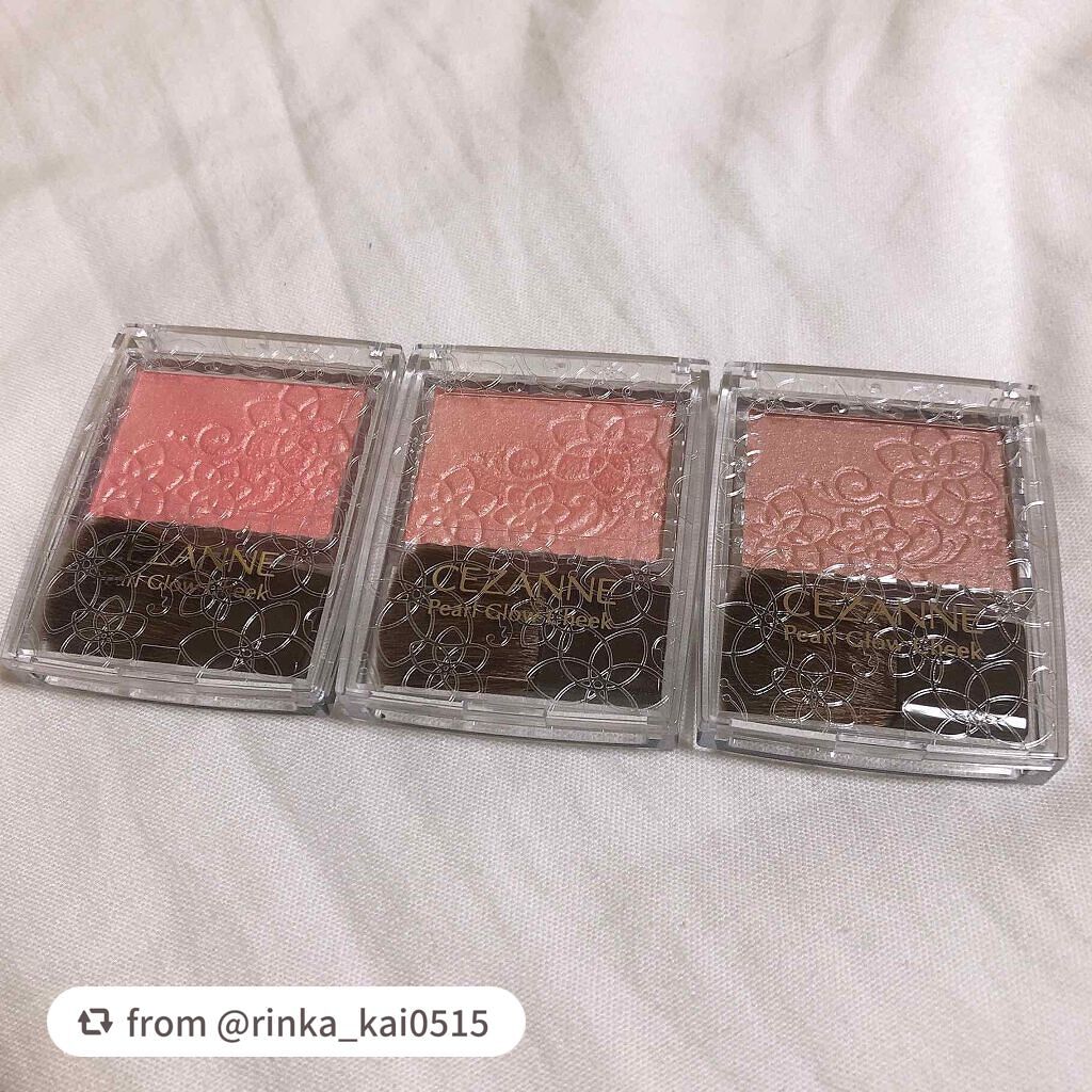 パールグロウチーク/CEZANNE/パウダーチークを使ったクチコミ(4枚目)