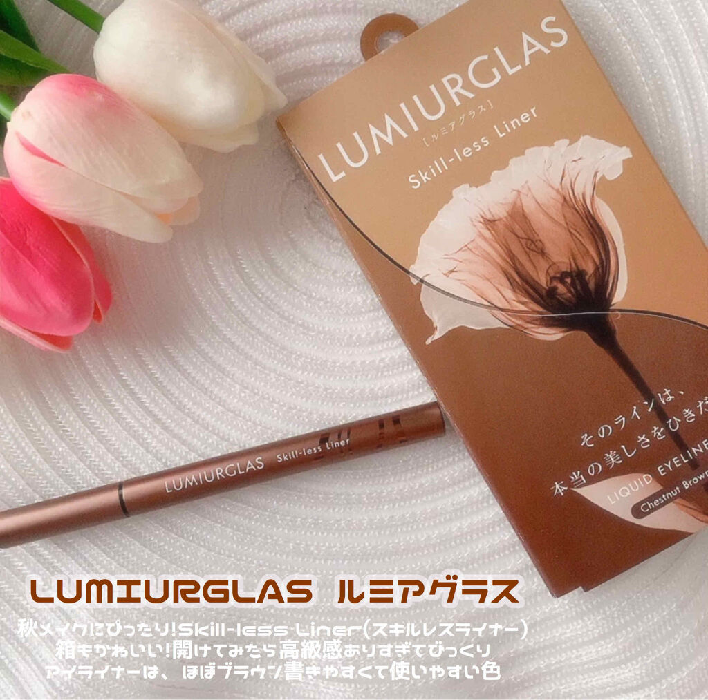 スキルレスライナー/LUMIURGLAS/リキッドアイライナーを使ったクチコミ（1枚目）