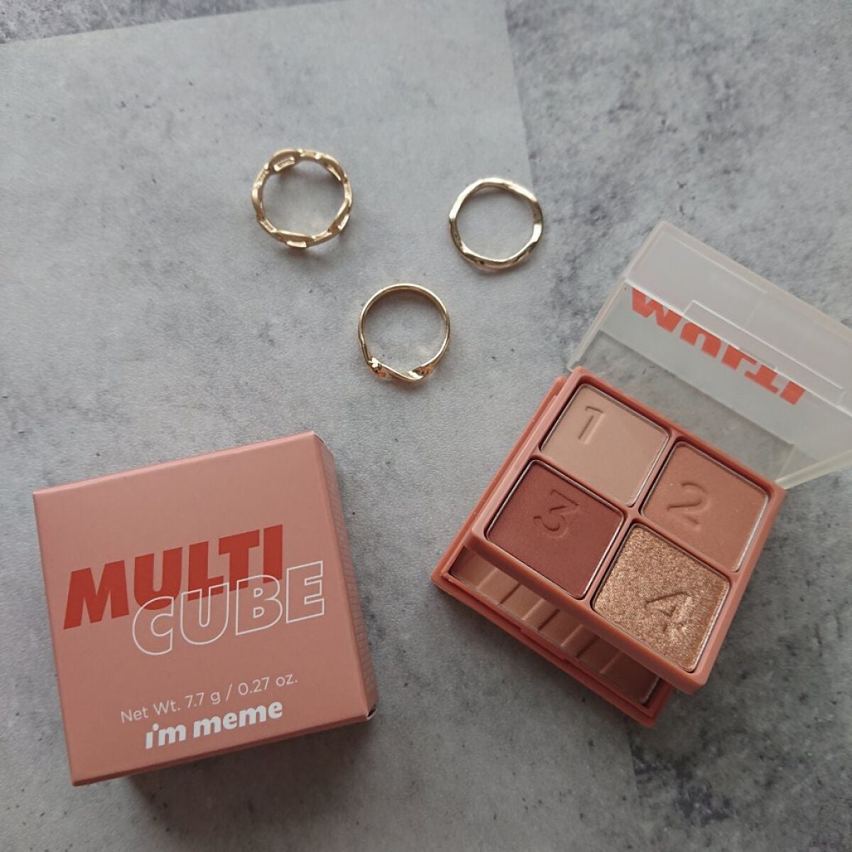 マルチキューブ/i’m meme/アイシャドウパレットを使ったクチコミ(1枚目)