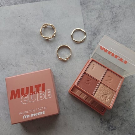 マルチキューブ/i’m meme/アイシャドウパレットを使ったクチコミ(1枚目)