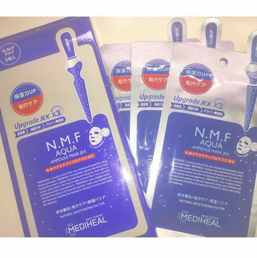 N.M.FアクアアンプルマスクJEX/MEDIHEAL/シートマスク・パックを使ったクチコミ(1枚目)