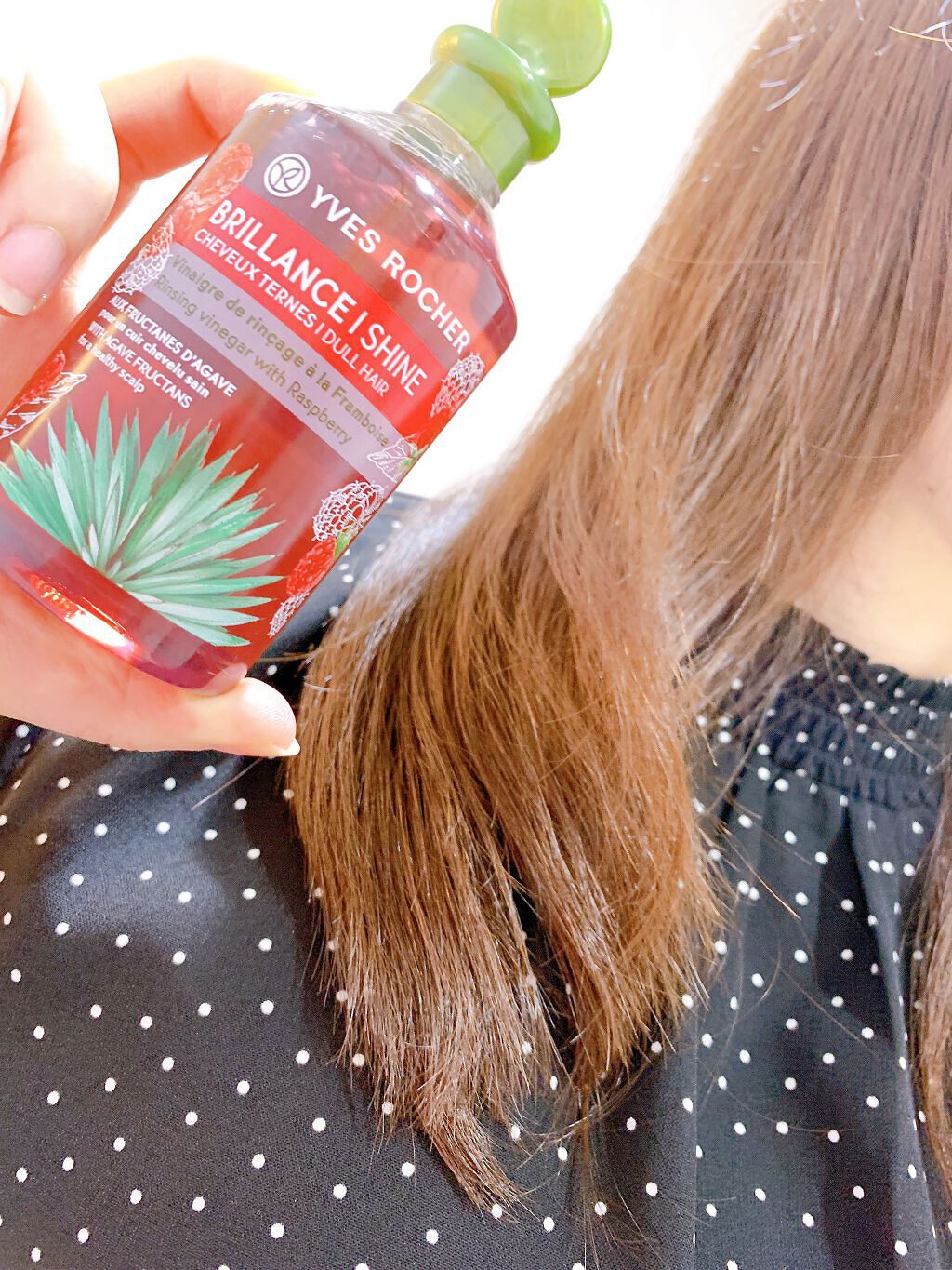 リンシングビネガー シルキーシャイン さらキララズベリー/イヴ・ロシェ/洗い流すヘアトリートメントを使ったクチコミ(5枚目)