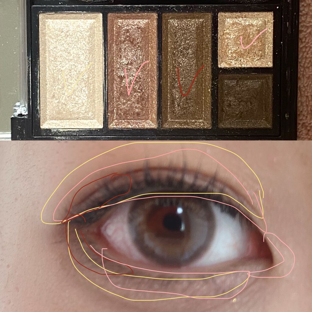 ショコラスウィート アイズ/リンメル ロンドン/アイシャドウパレットを使ったクチコミ（2枚目）