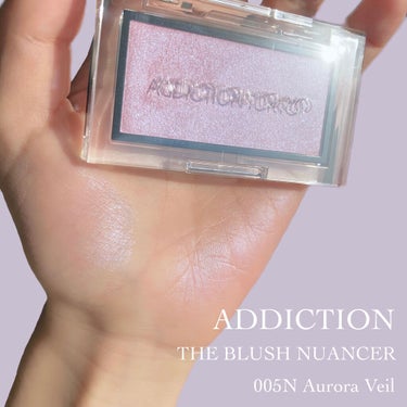 アディクション ザ ブラッシュ ニュアンサー 005N Aurora Veil/ADDICTION/パウダーチークを使ったクチコミ（2枚目）