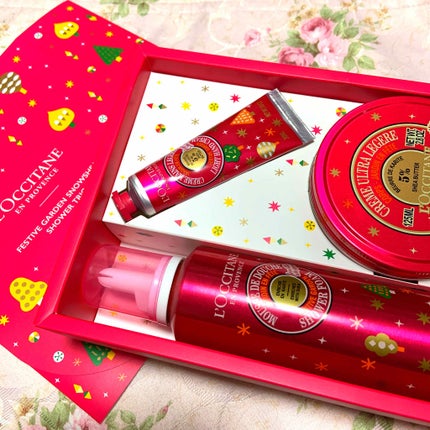 フェスティブガーデン スノーシア ハンドクリーム/L'OCCITANE/ハンドクリームを使ったクチコミ(1枚目)