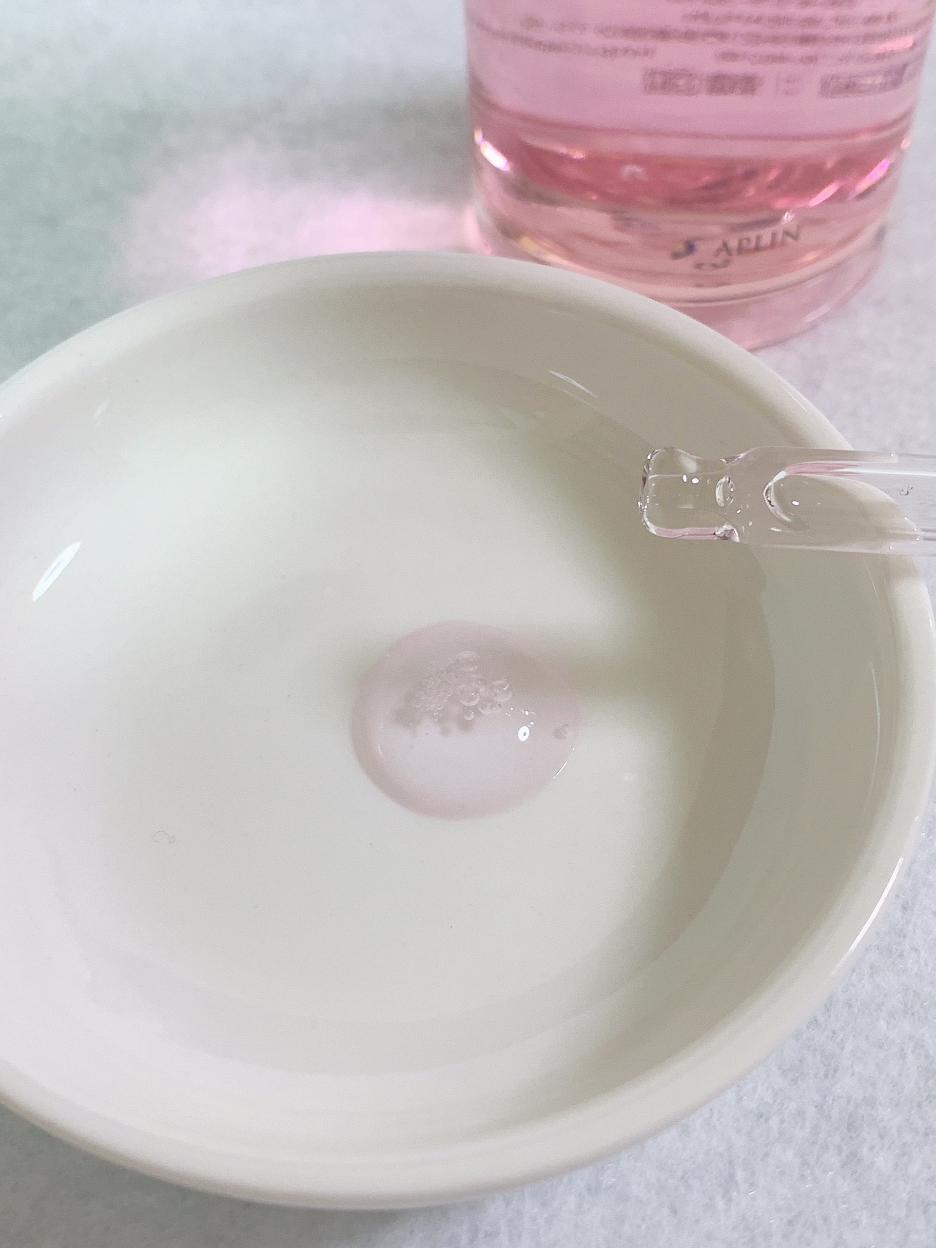 ピンクティーツリーシナジーセラム/APLIN/美容液を使ったクチコミ（3枚目）