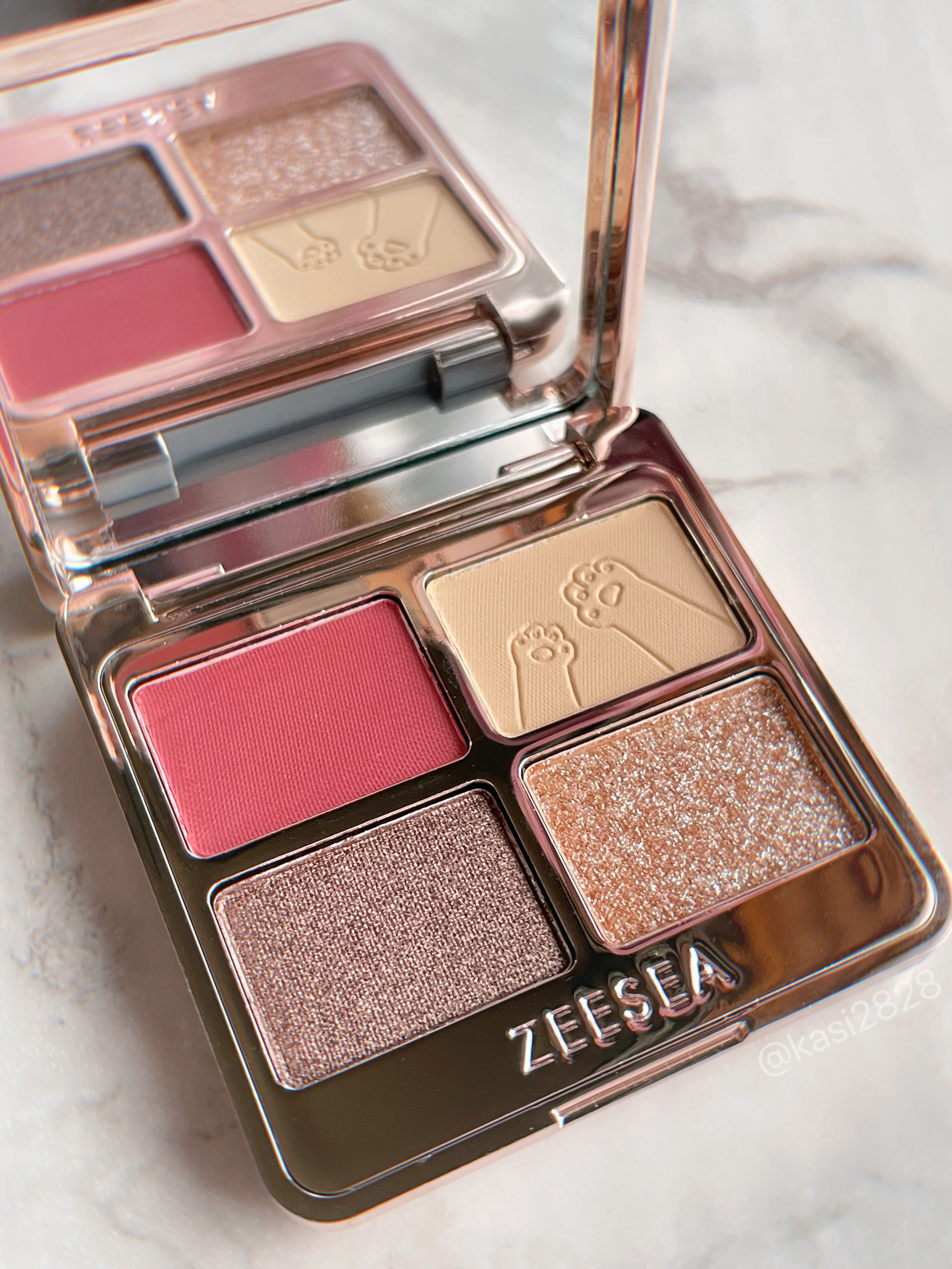 アニマルアイシャドウ(4シェード)/ZEESEA/アイシャドウパレットを使ったクチコミ（3枚目）