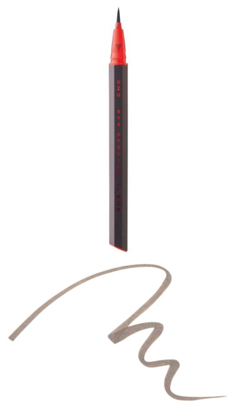 EYE OPENING LINER/UZU BY FLOWFUSHI/リキッドアイライナーを使ったクチコミ(3枚目)