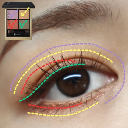 シグニチャー カラー アイズ/SUQQU/アイシャドウパレットを使ったクチコミ(6枚目)