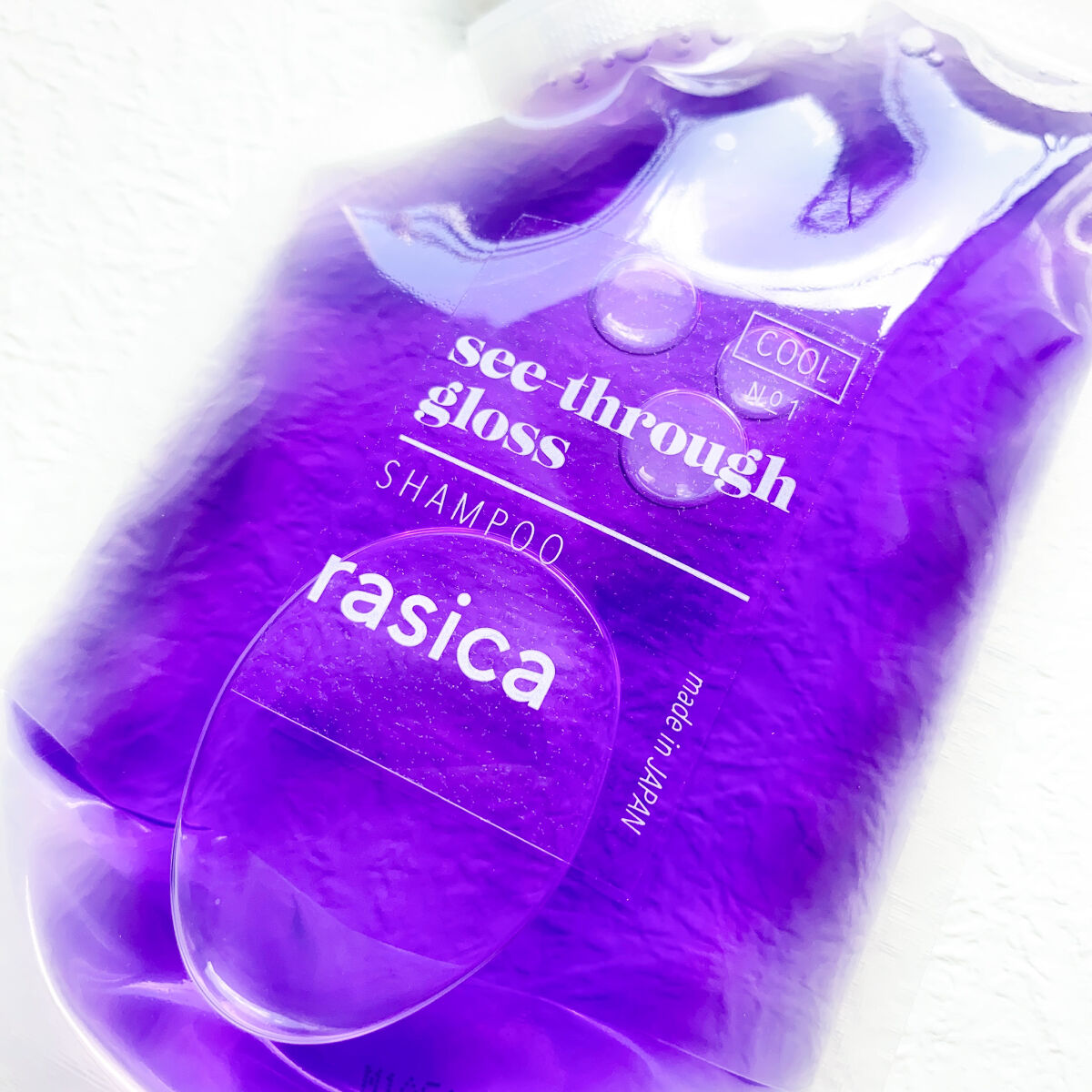 シースルーグロスシャンプー／トリートメント/rasica/市販シャンプーを使ったクチコミ（2枚目）