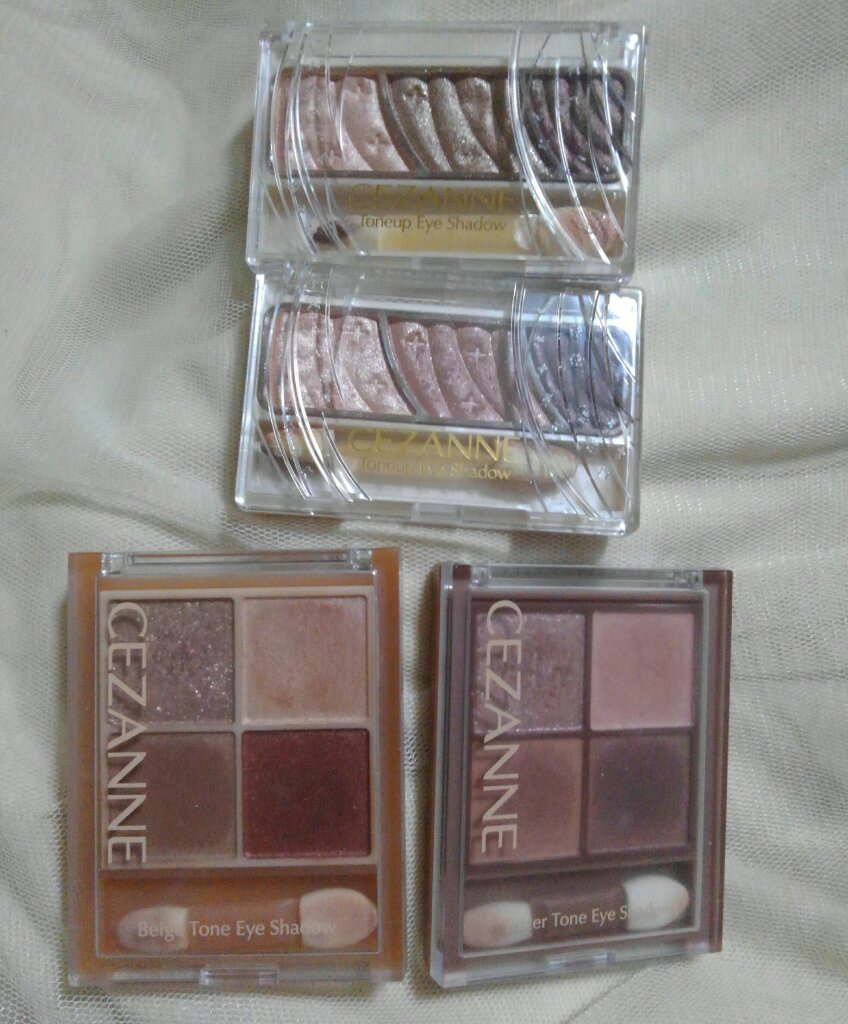 トーンアップアイシャドウ/CEZANNE/アイシャドウパレットを使ったクチコミ（1枚目）