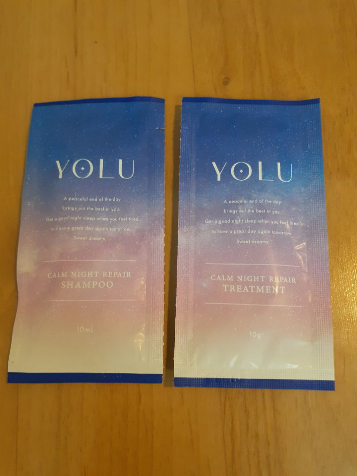 カームナイトリペアシャンプー／トリートメント/YOLU/市販シャンプーを使ったクチコミ（1枚目）