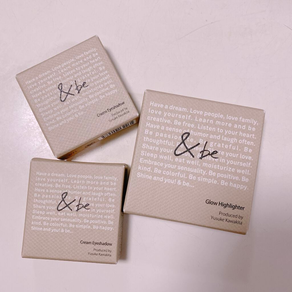 &be グロウハイライター/&be/クリームハイライトを使ったクチコミ(1枚目)