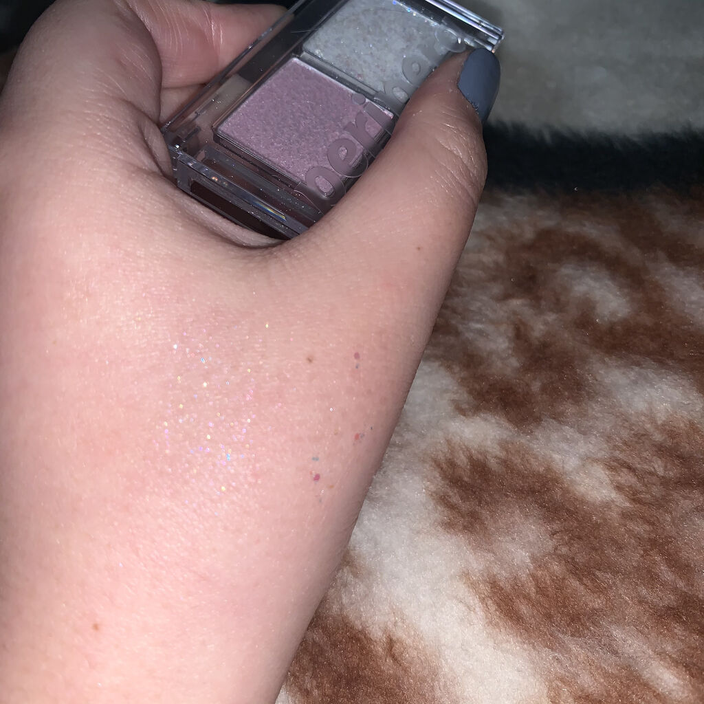  デュオ ポケット グリッター シャドウ/PERIPERA/アイシャドウパレットを使ったクチコミ（3枚目）