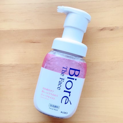 ビオレ ザフェイス 泡洗顔料 ディープモイスト/ビオレ/泡洗顔を使ったクチコミ(1枚目)