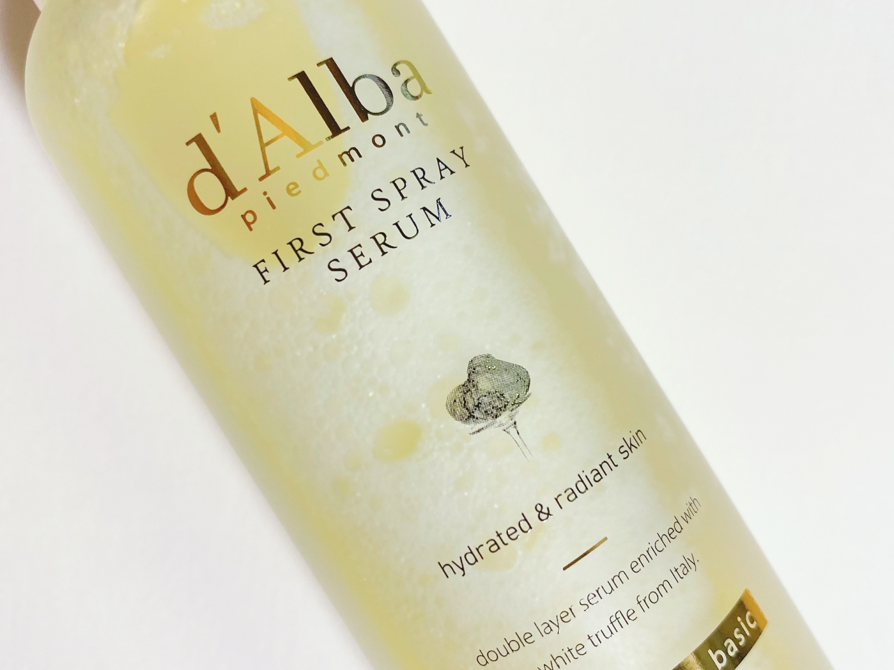 ダルバ ホワイトトリュフファーストスプレーセラム/ダルバ/ミスト状化粧水を使ったクチコミ（3枚目）
