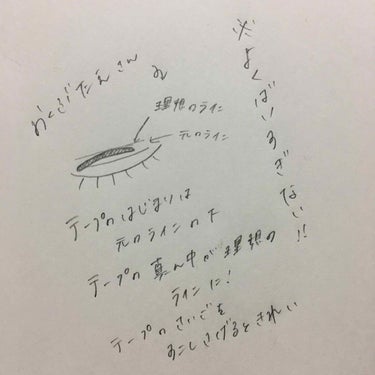 アイテープ（絆創膏タイプ、レギュラー、７０枚）/DAISO/二重まぶた用アイテムを使ったクチコミ（2枚目）