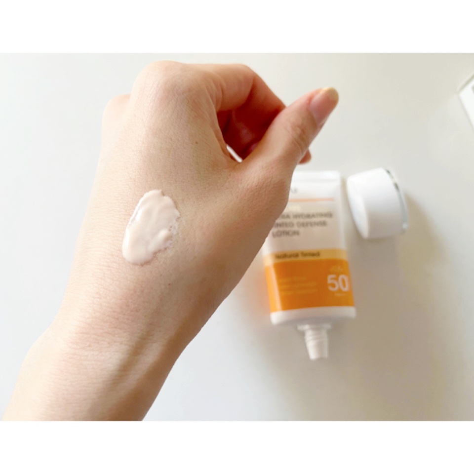 サンスクリーン+モイスト（色付き）＜日焼け止め＞/DR.WU/日焼け止めローションを使ったクチコミ（1枚目）