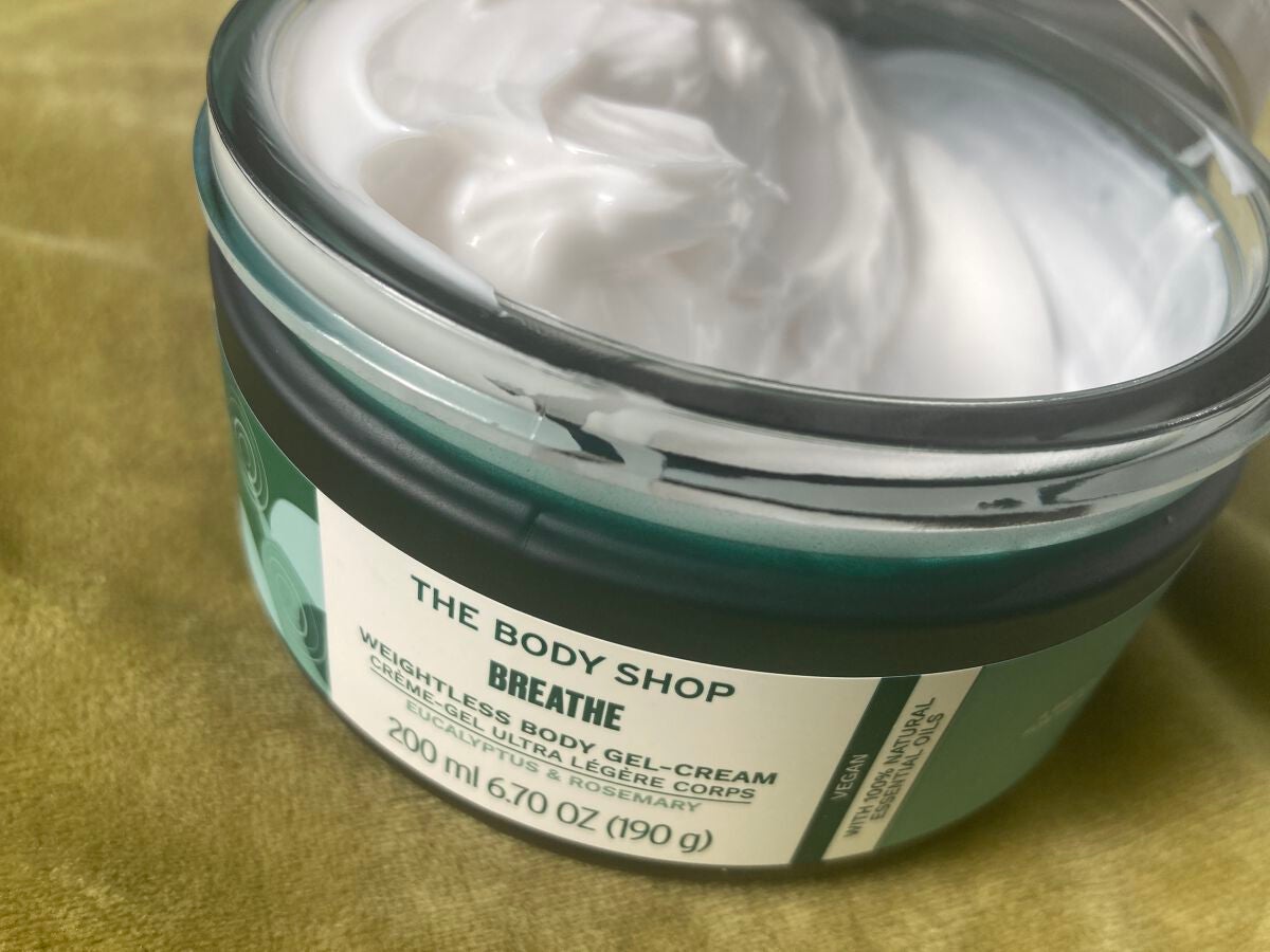 ウェルネス ボディジェルクリーム ユーカリ& ローズマリー/THE BODY SHOP/ボディクリームを使ったクチコミ(2枚目)