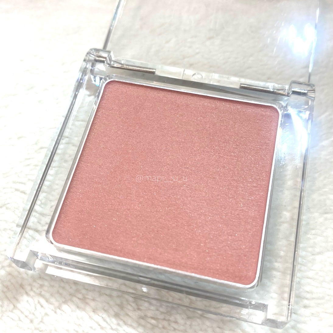 ぽわんチーク/muice/パウダーチークを使ったクチコミ(3枚目)