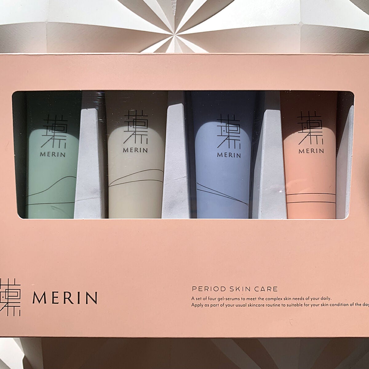 ピリオドスキンケア 美容ジェルクリーム マンスリーセット /MERIN/スキンケアキットを使ったクチコミ(6枚目)