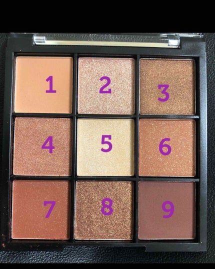 UR GLAM BLOOMING EYE COLOR PALETTE/U R GLAM/アイシャドウパレットを使ったクチコミ(2枚目)