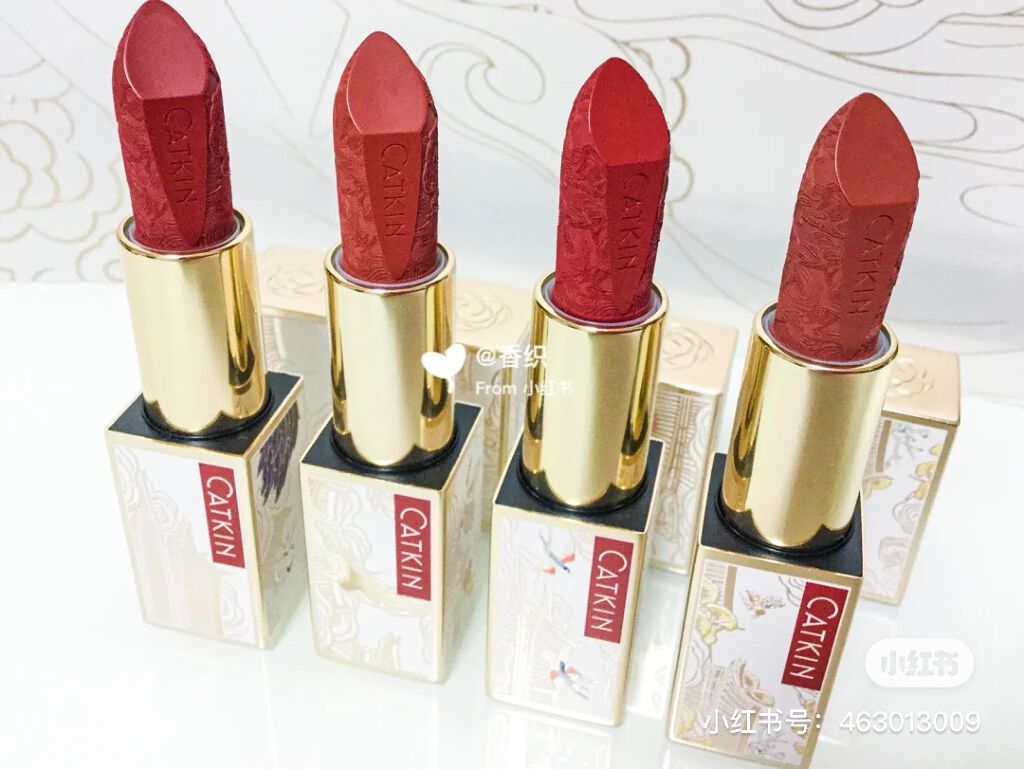 Dreamworld Carving Lipstick/CATKIN/口紅を使ったクチコミ（3枚目）