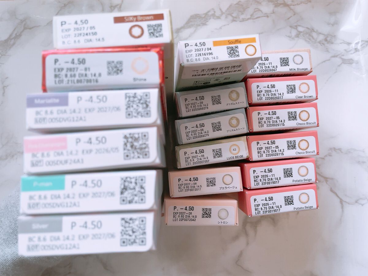 三太郎の母 on LIPS 「⭐️カラコン⭐️ホテラバの福袋を購入しました✨10箱以上で60..」(2枚目)