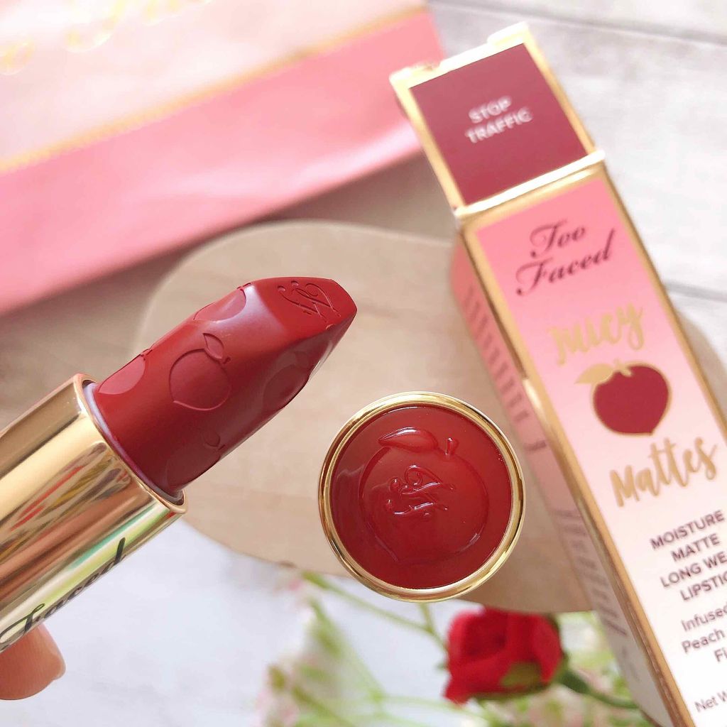 ジューシー マット ロングウェア リップスティック/Too Faced/口紅を使ったクチコミ(2枚目)