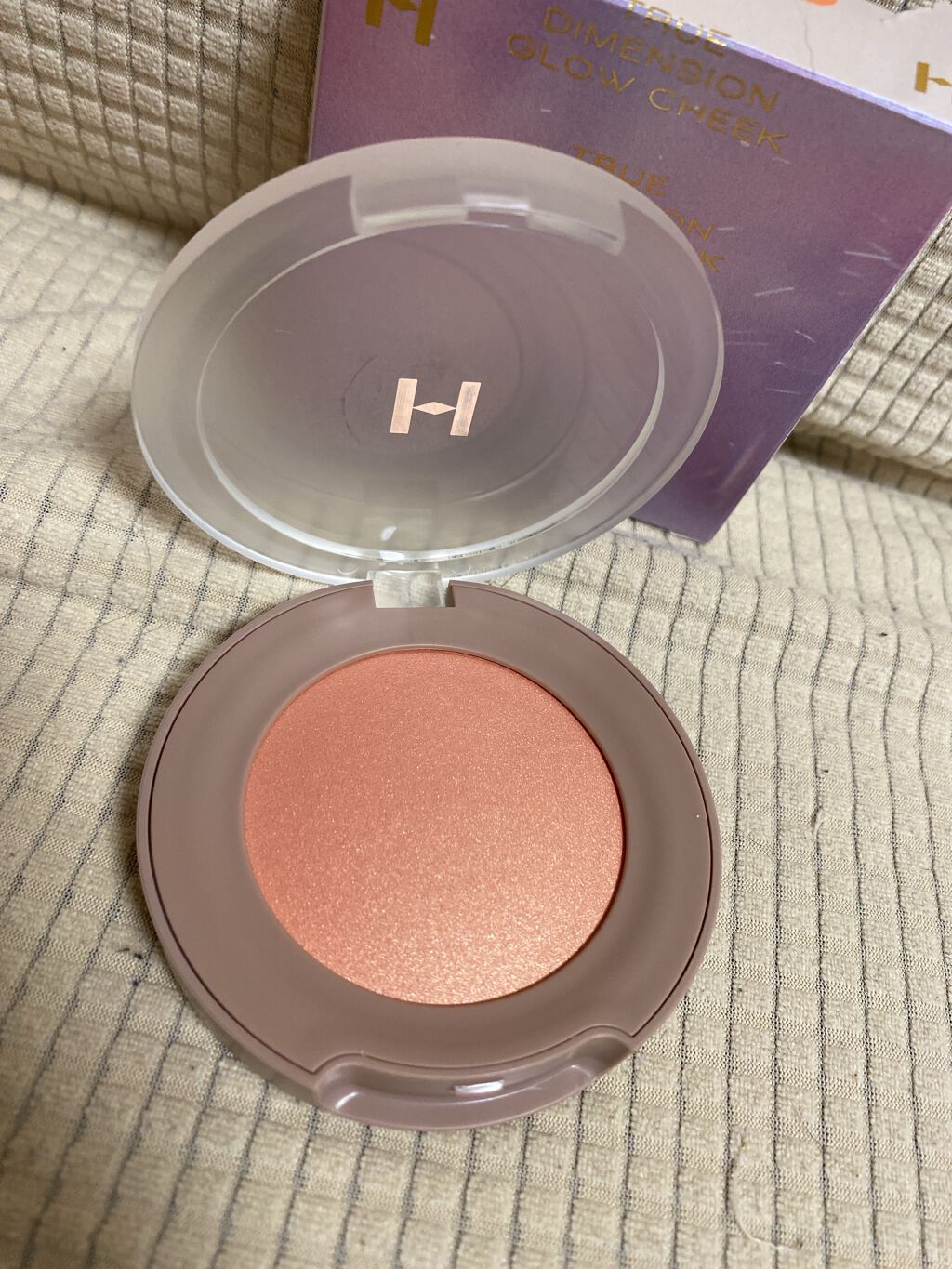 トゥルーディメンショングロウチーク/hince/パウダーチークを使ったクチコミ(2枚目)