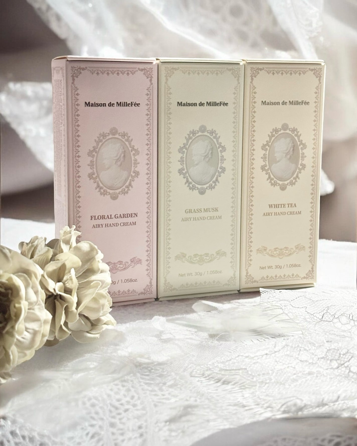 Maison de MilleFée エアリーハンドクリーム グラスムスク/MilleFée/ハンドクリームを使ったクチコミ(6枚目)
