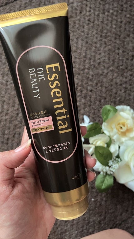 THE BEAUTY 髪のキメ美容プレミアムトリートメント<モイストリペアプレミアム>/エッセンシャル/洗い流すヘアトリートメントを使ったクチコミ(1枚目)