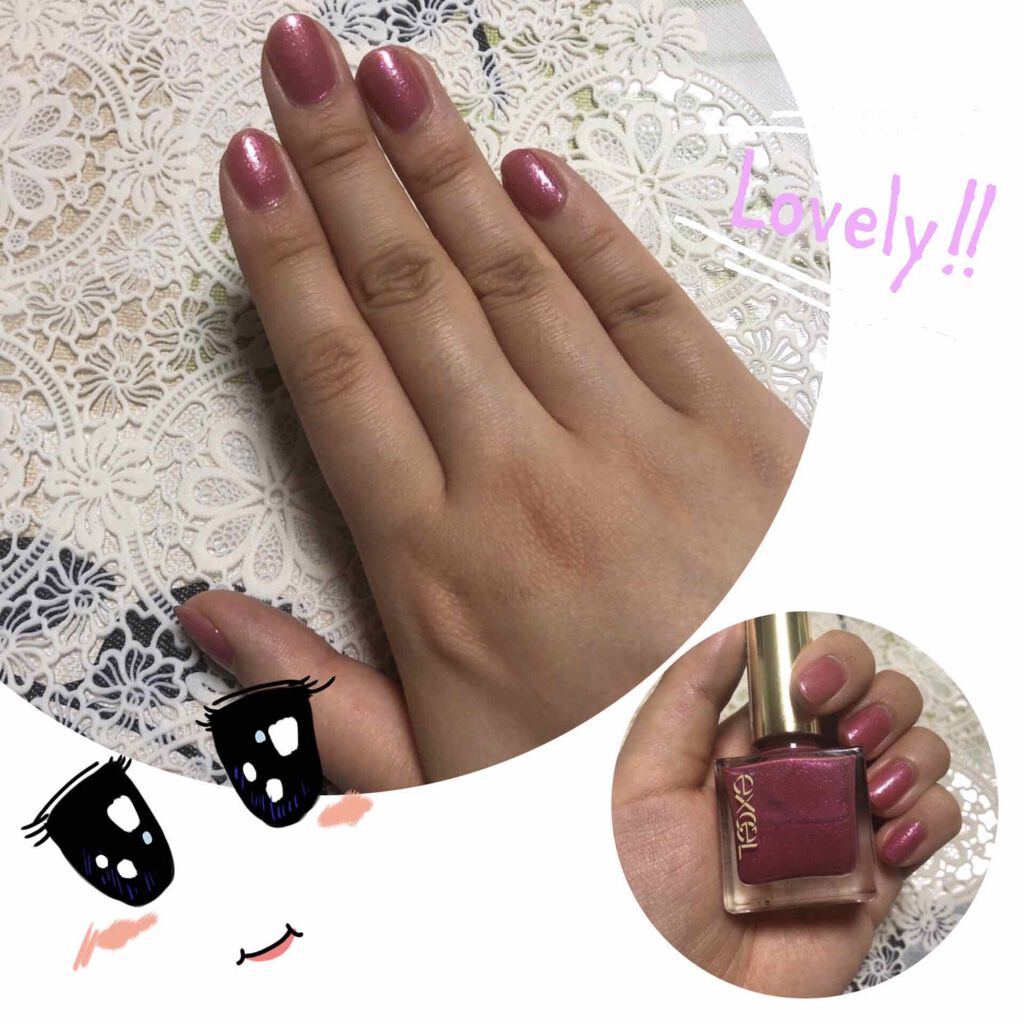 エクセル ネイルポリッシュ N/excel/マニキュアを使ったクチコミ（2枚目）