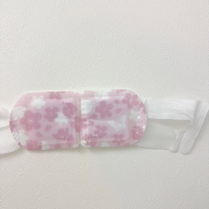 めぐりズム 蒸気でホットアイマスク 今、咲き誇る 桜の香り/めぐりズム/ホットアイマスクを使ったクチコミ(2枚目)