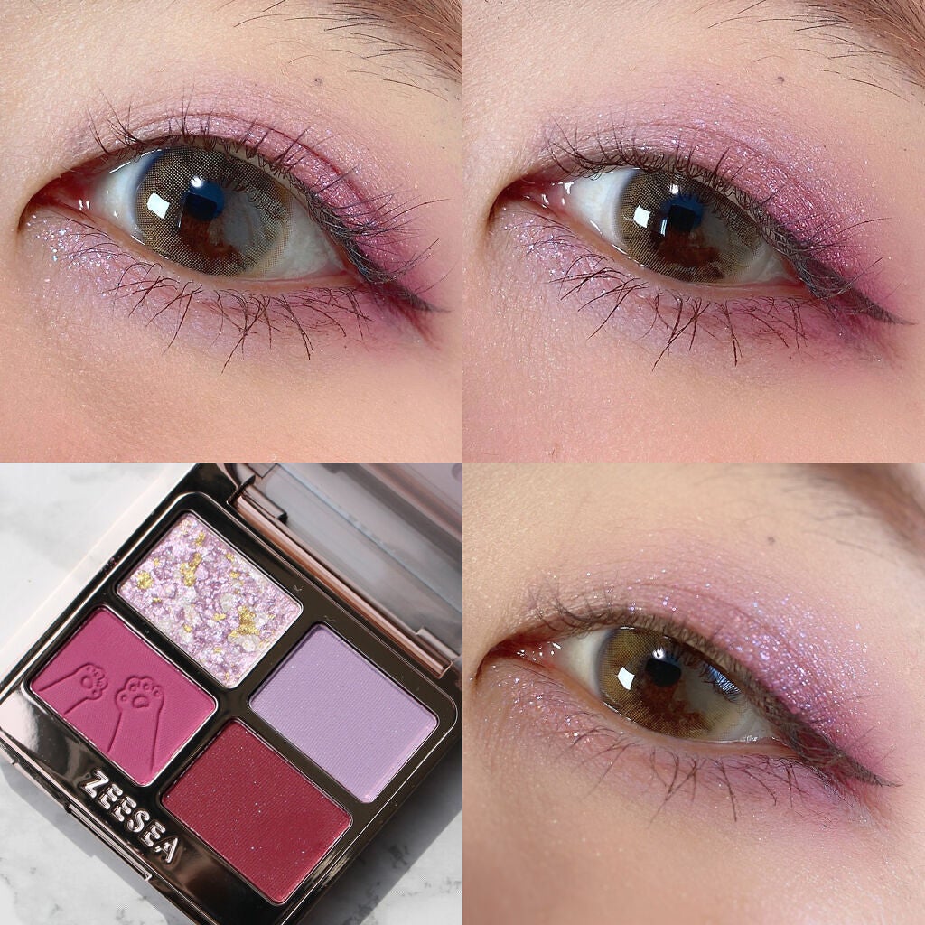 アニマルアイシャドウ(4シェード)/ZEESEA/アイシャドウパレットを使ったクチコミ(6枚目)