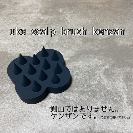 uka scalp brush kenzan/uka/スカルプブラシを使ったクチコミ(1枚目)