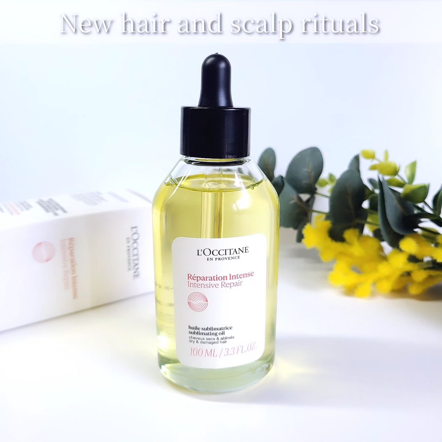 インテンシヴリペア ヘアオイル/L'OCCITANE/ヘアオイルを使ったクチコミ（1枚目）