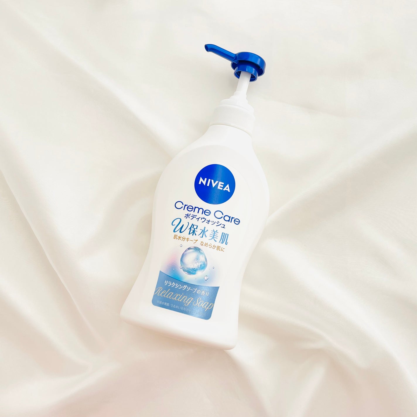 クリームケア ボディウォッシュ W保水美肌 リラクシングソープの香り/ニベア/ボディソープを使ったクチコミ(1枚目)
