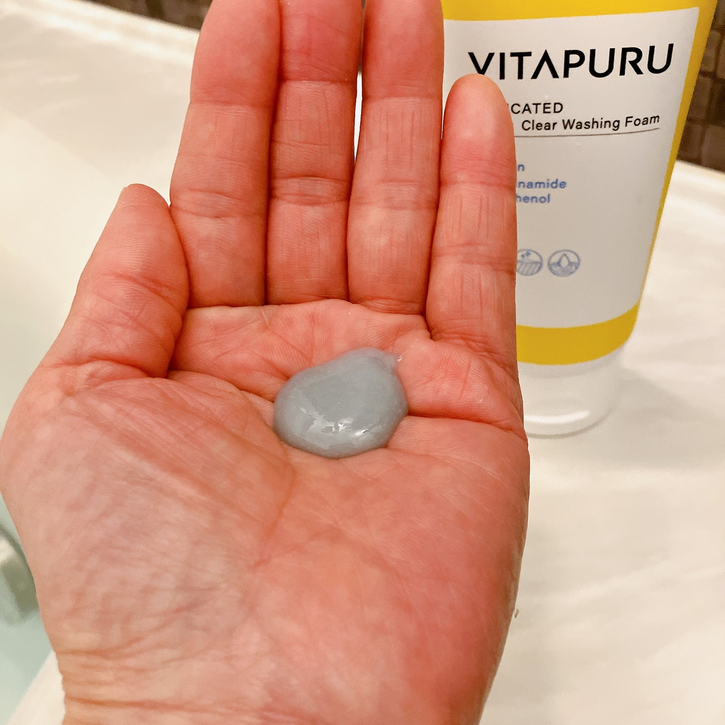 ビタプル リペア クリアウォッシングフォーム/VITAPURU/洗顔フォームを使ったクチコミ(4枚目)